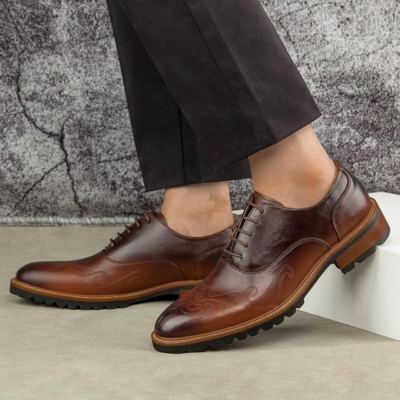 Men\'s Oxfords Luxury Business Casual Shoes Men\'s Lace-up Fashion Shoes main image 6